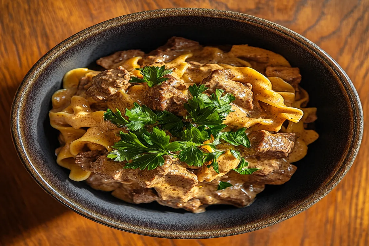 Beef Stroganoff