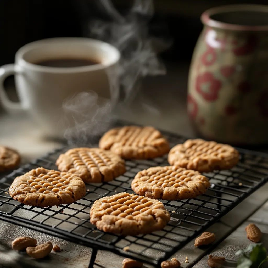 The Cookie That Crunches Back: Meet Your New Favorite Treat 4 Baked cookies cooling on rack