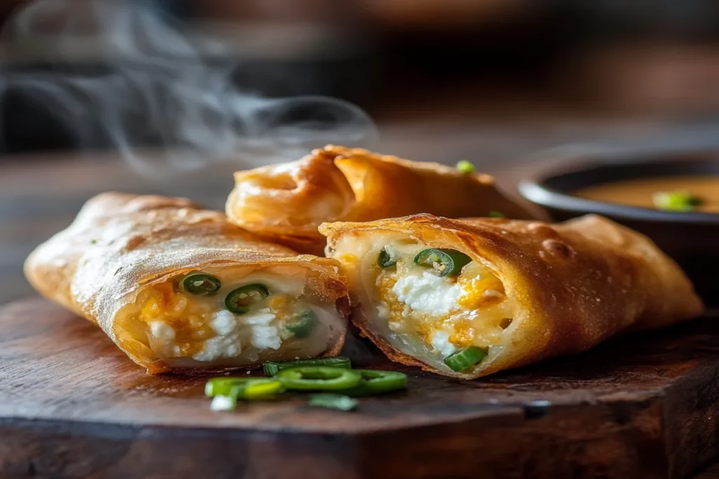 Egg roll wrapper goat cheese jalapeno recipe