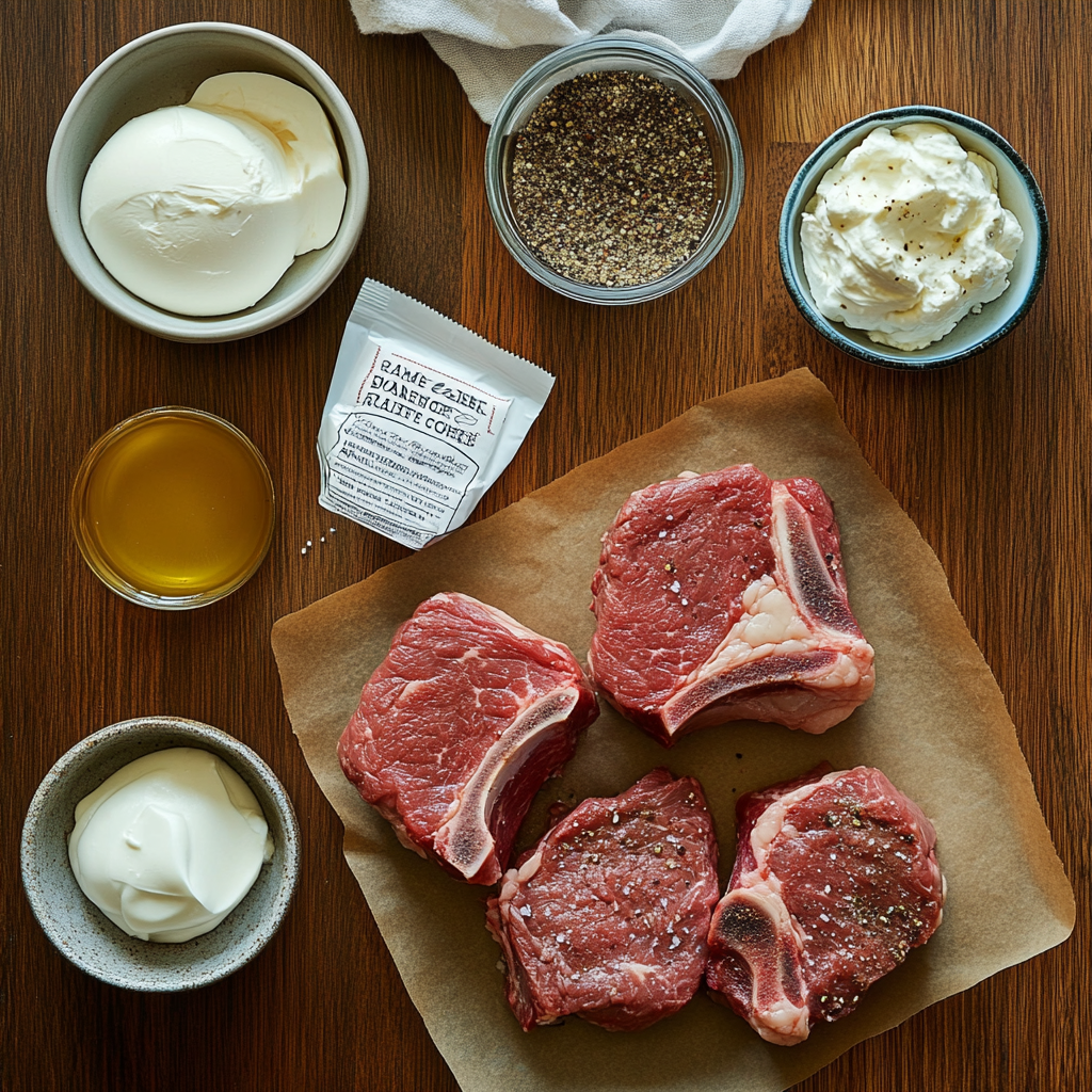 Slow Cooker Ranch Beef Chops