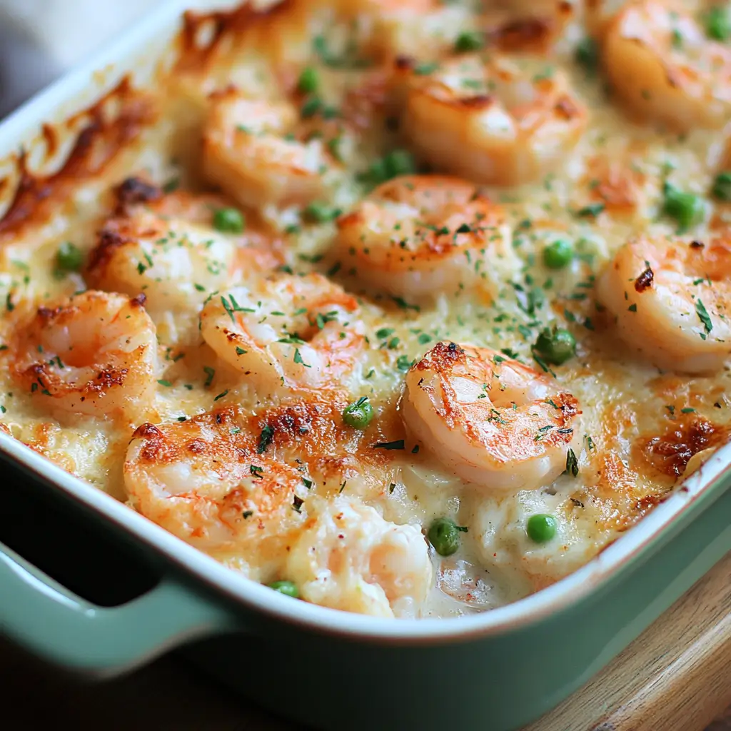 How to Make Garlic Shrimp Gratin in 4 Simple Steps (A Creamy, Cheesy Delight!) 3 Plated garlic shrimp gratin
