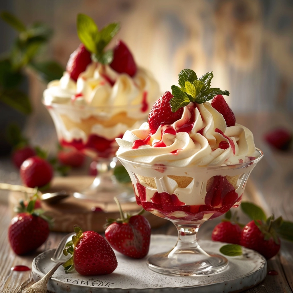 Strawberry Shortcake Pudding Cups Made Easy