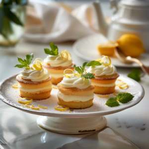 Mini Lemon Drop Cakes: A Zesty Delight