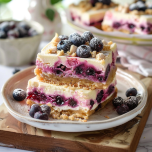 Blueberry Cream Cheese Bars: A Fruity Delight