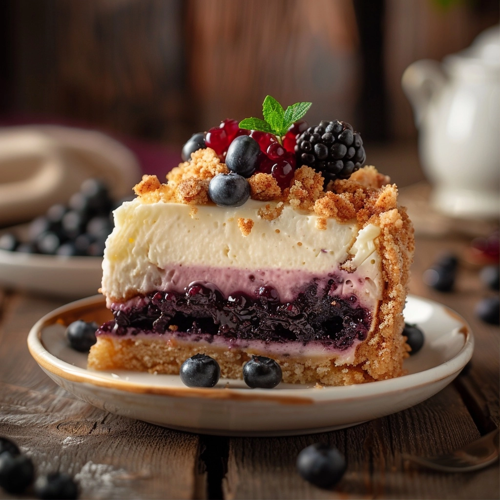 Blueberry Cheesecake Crumb Cake