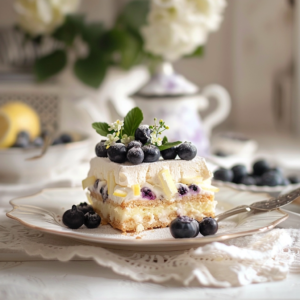 Blueberry Lemon Icebox Cake