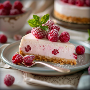 No Bake Raspberry Cheesecake Perfection