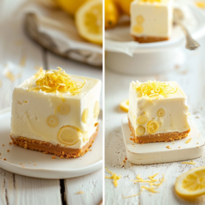 No Bake Lemon Cheesecake Lemon Juice and Zest