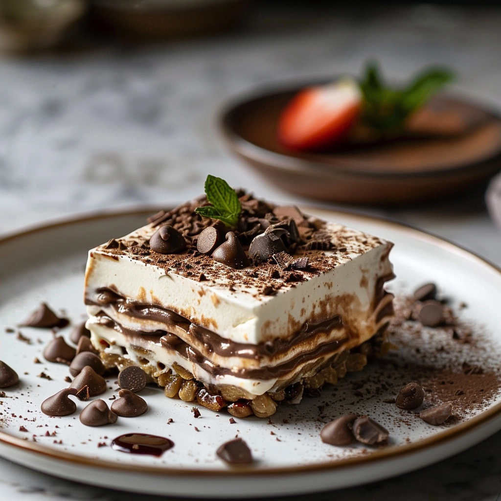 No-Bake Chocolate Lasagna Delight