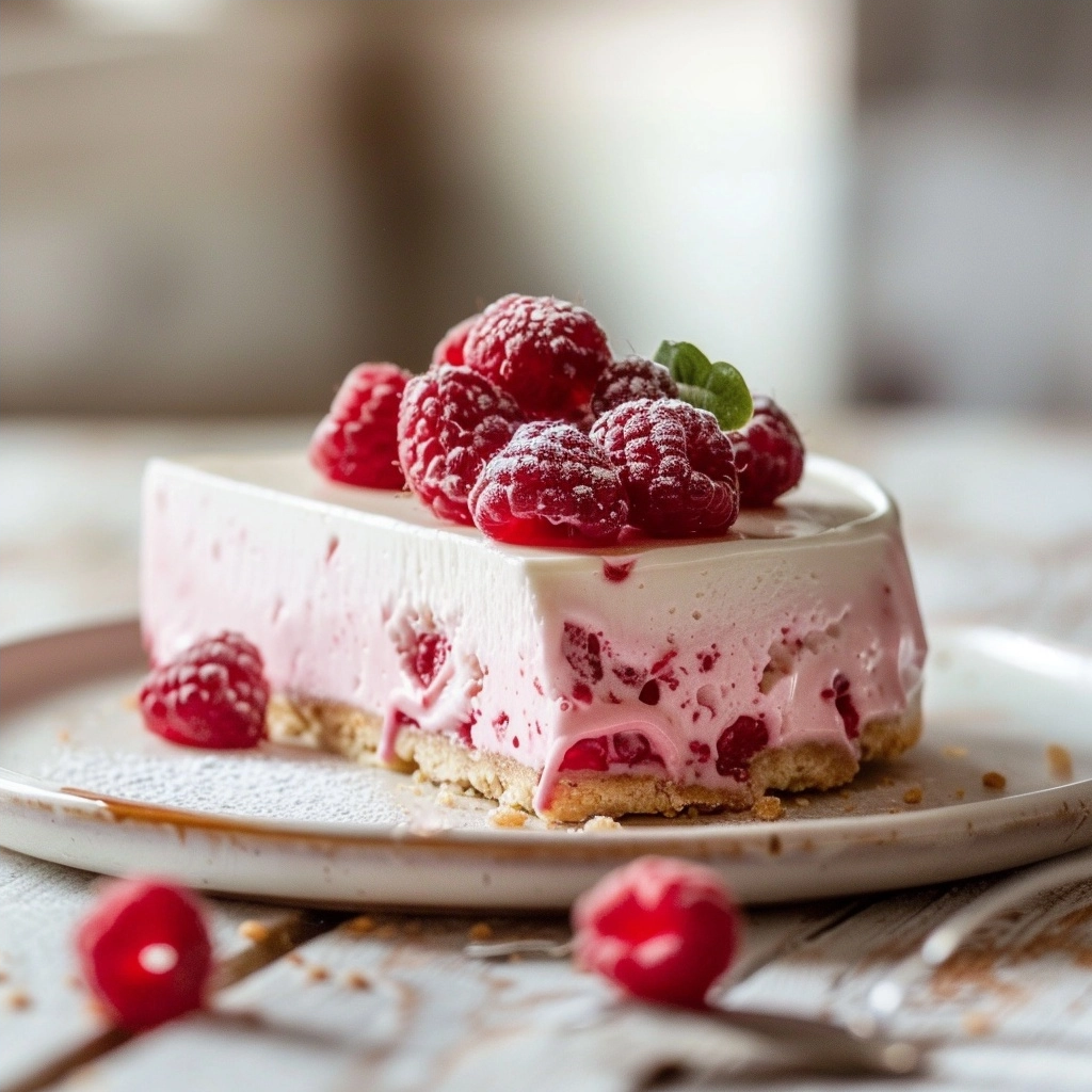 No-Bake Raspberry Cheesecake Perfection