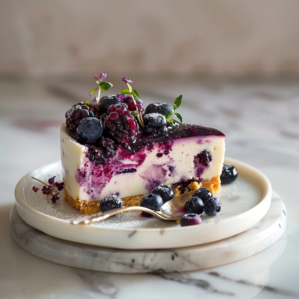 Blueberry Cheesecake Recipe No-Bake