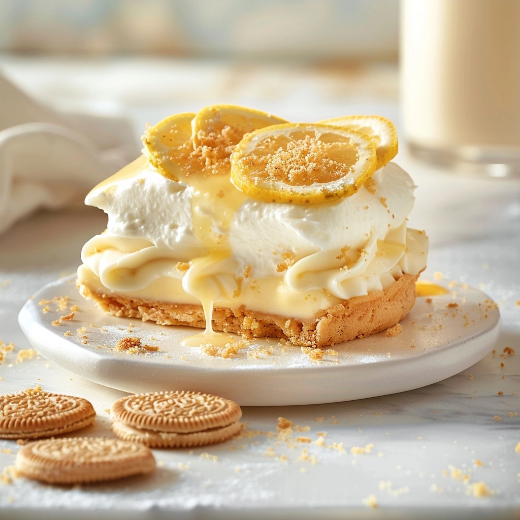 Heavenly Lemon Oreo Dessert