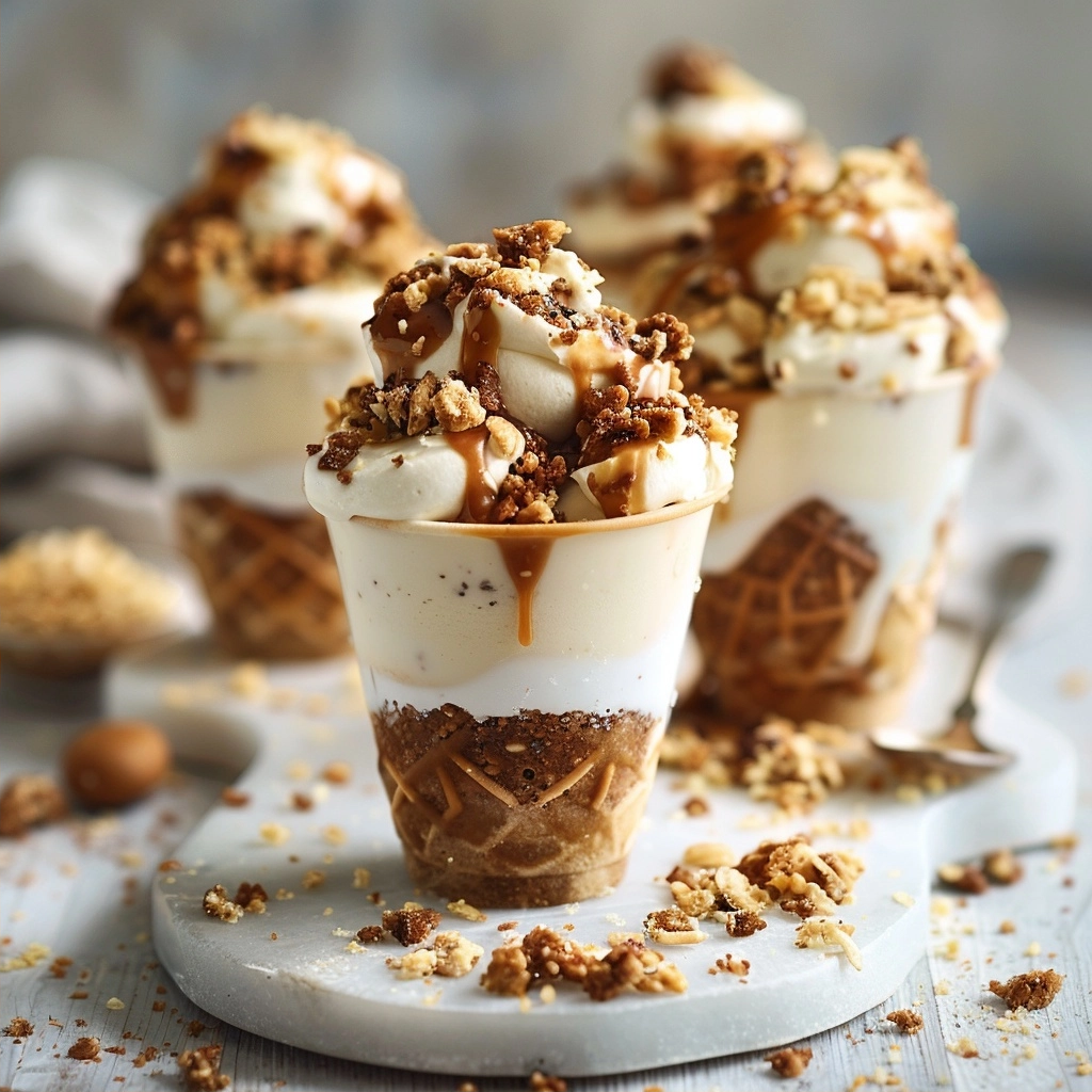 Nutella Crunch Dessert Shooters