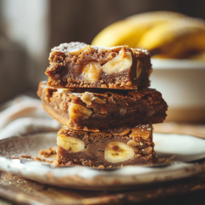 Banana Pudding Brownie Blondie Fusion