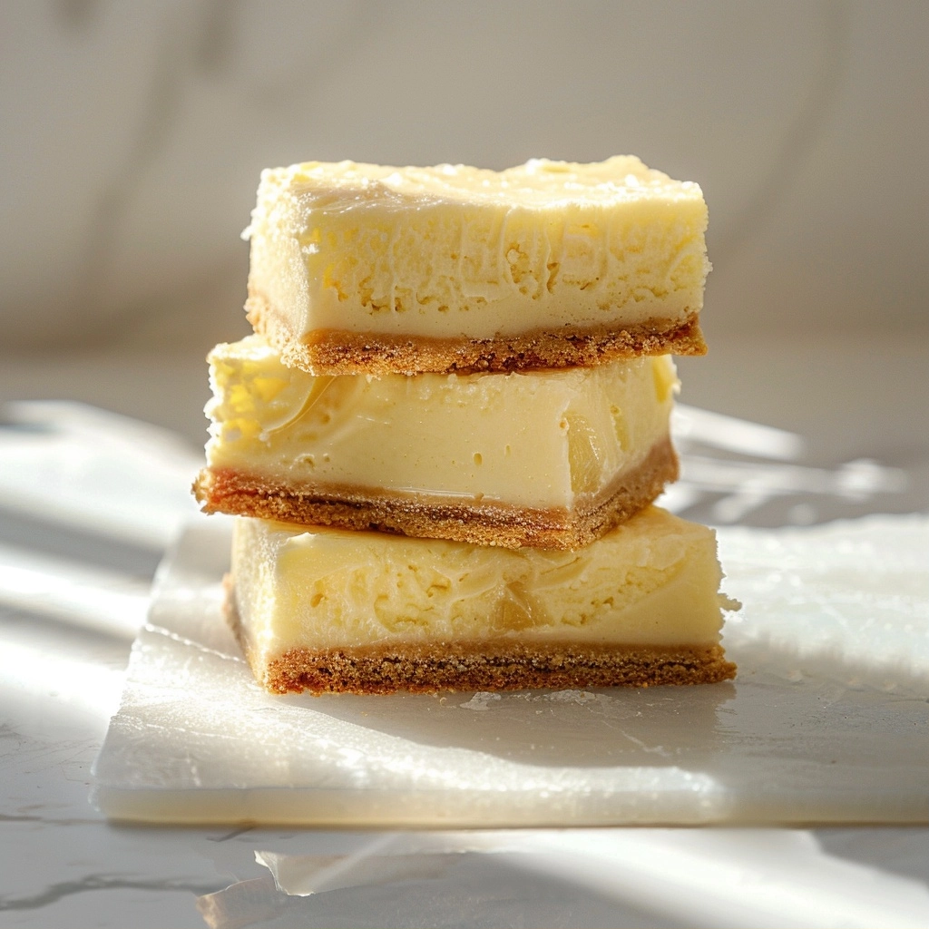 Creamy Lemon Squares: A Zesty Delight