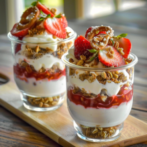Strawberry Pretzel Salad Parfaits: A Sweet Twist