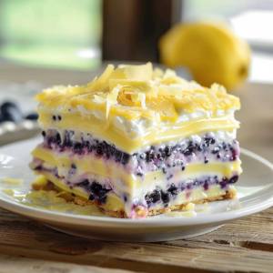 Lemon Blueberry Lasagna: A Zesty No-Bake Dessert