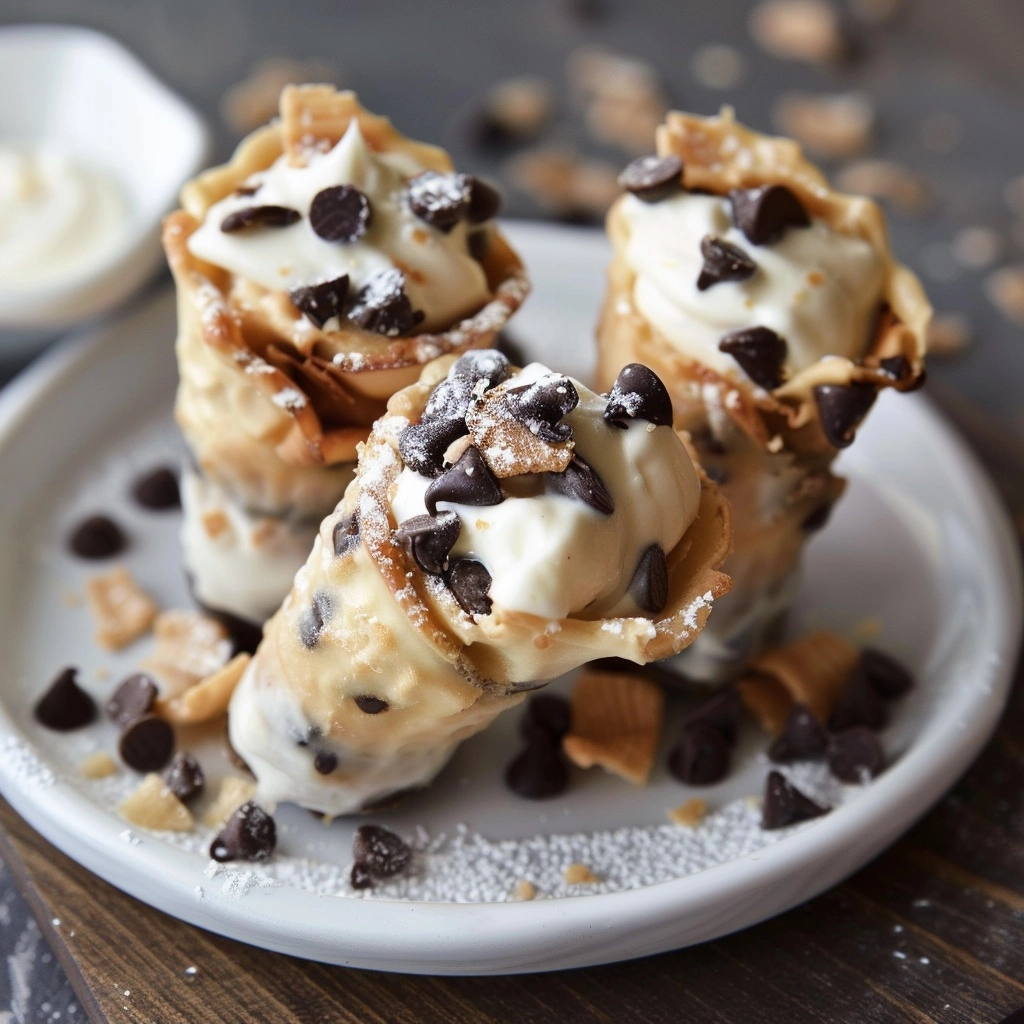 Chocolate Chip Cannoli Shooters for Elegant Parties