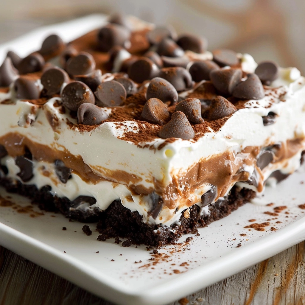 Chocolate Lasagna Cookies Cream Cheese Dessert Bars