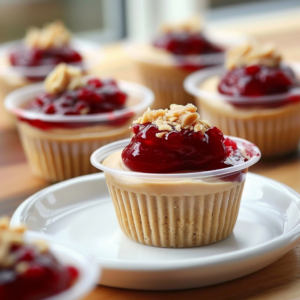 Peanut Butter and Jelly Dessert Cups for Parties