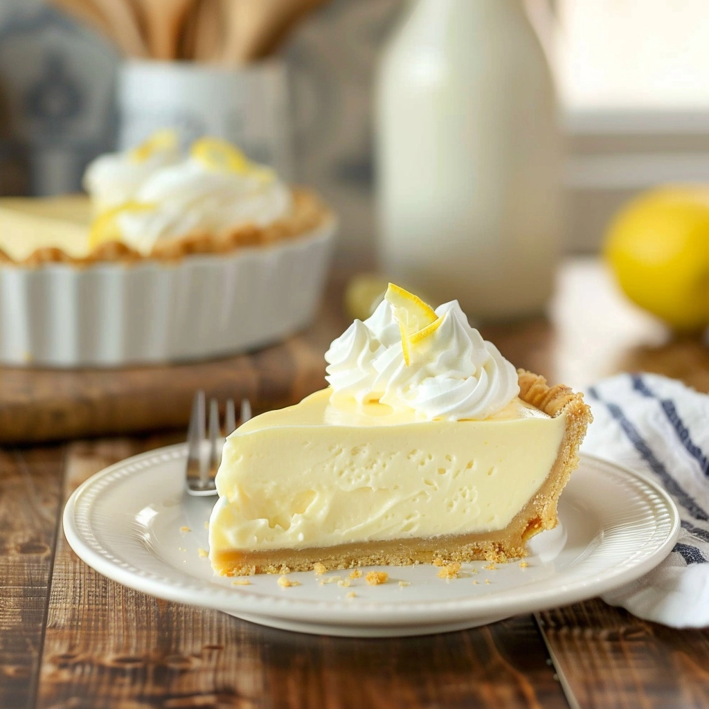 Quick Easy No-Bake Lemon Cream Pie