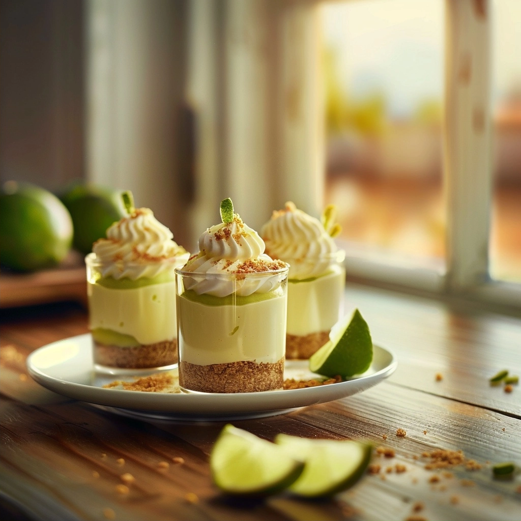 Key Lime Dessert Shooters and Jars for Easy Parties