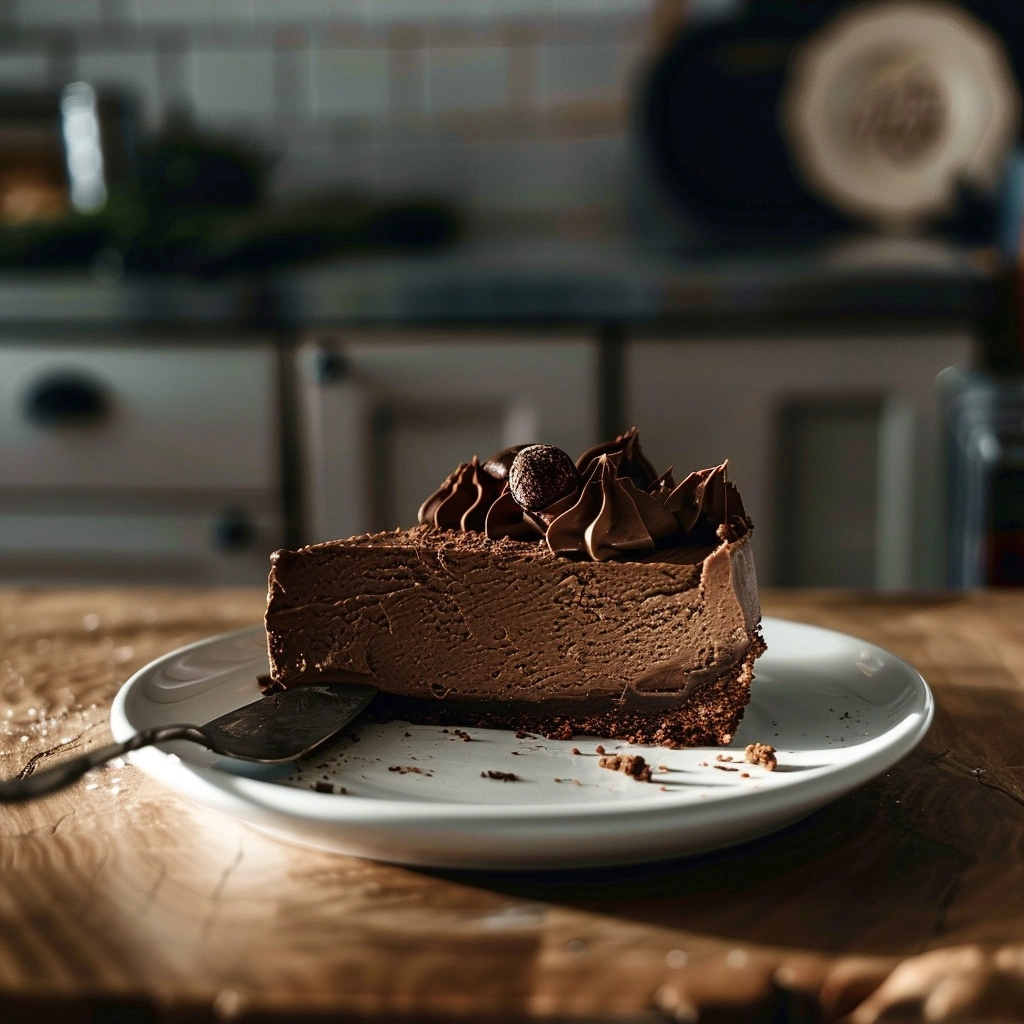 No-Bake Chocolate Cheesecake 8 Ingredients Recipe