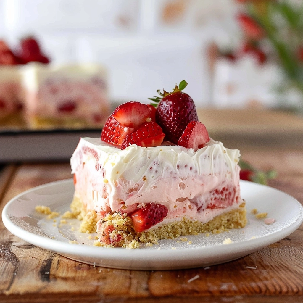 No-Bake Strawberry Delight Recipe for Easy Summer Dessert
