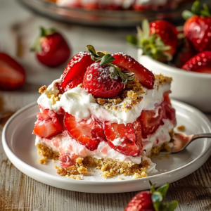 No-Bake Strawberry Lasagna Recipe: Cool Summer Dessert