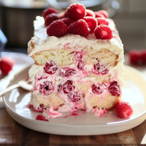 Raspberry Cream Angel Food Cake: Your Easy Summer Dessert