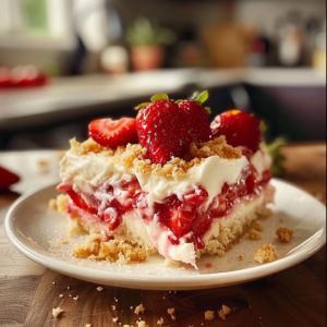 Strawberry Cheesecake Dump Cake With Easy Puddings For Quick Sweets Desserts