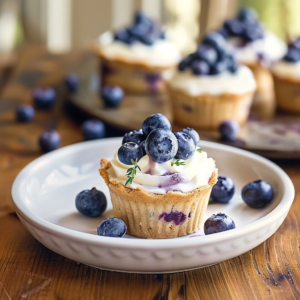 Blueberry Cheesecake Cookie Cups Recipe