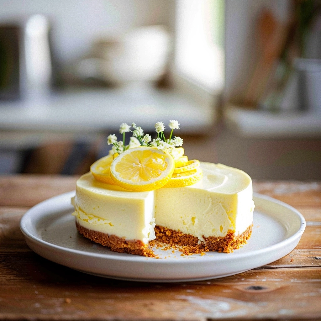 Easy No-bake Lemon Cheesecake Recipe
