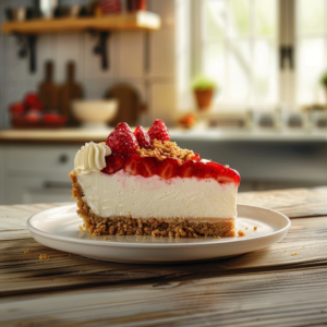 Strawberry Crunch Cheesecake For Parties