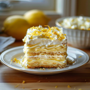 Zesty No-Bake Lemon Eclair Cake Recipe: Sweet Citrus Bliss