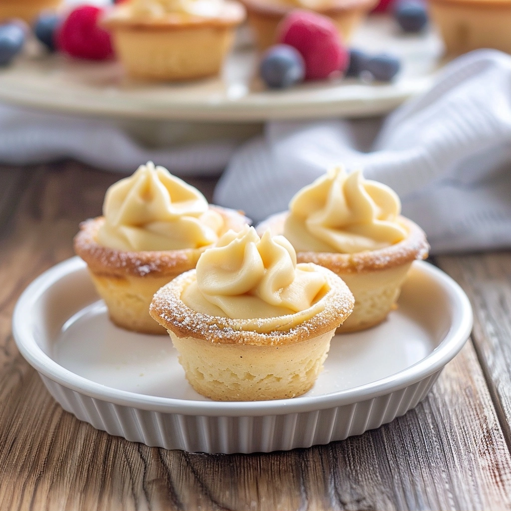 Vanilla Custard Cookie Cups Recipe