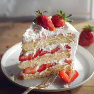 Strawberry Shortcake Cake | Easy Homemade Dessert