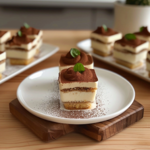 Mini Tiramisu Cups for Elegant Dessert Serving