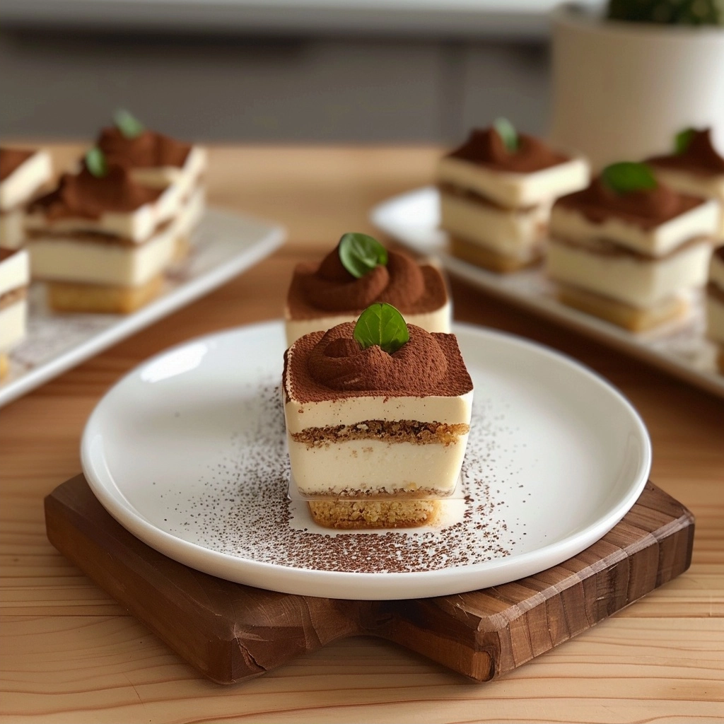 Mini Tiramisu Cups for Elegant Dessert Serving
