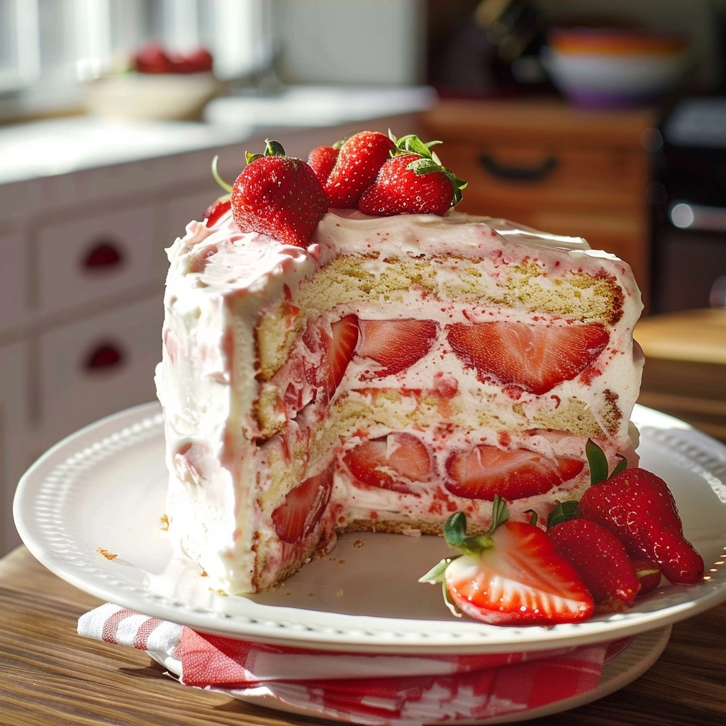Fresh Strawberry Cake Recipe for Summer Celebrations