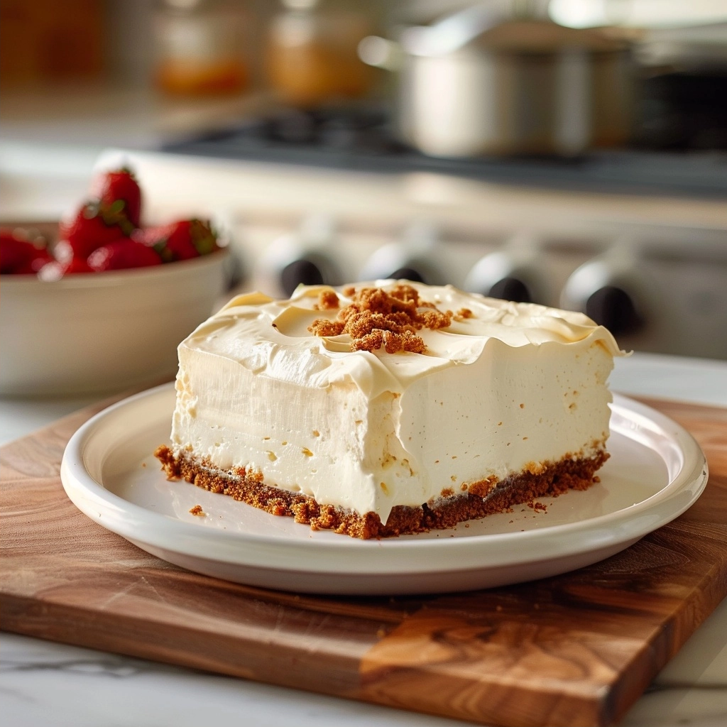 Honey Greek Yogurt No Bake Cheesecake