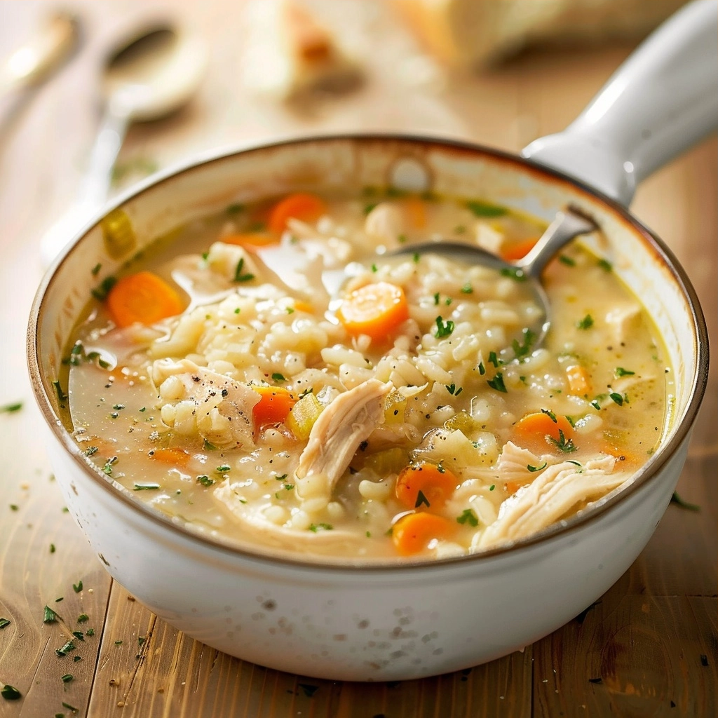 Simple Chicken and Rice Soup Recipe