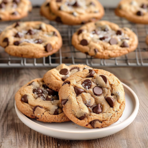 Crispy and Chewy Chocolate Chip Cookies Recipe