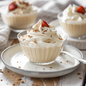 Irresistibly Easy Vanilla Mousse Cups - Perfect No-Bake Dessert