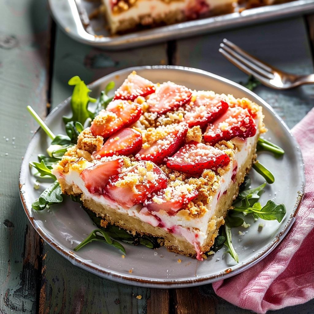 Strawberry Bars: Quick Summer Dessert Treat